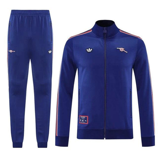 Arsenal 2025-26 Soccer Training Set – Navy Blue Three stripes by Soccer Jersey