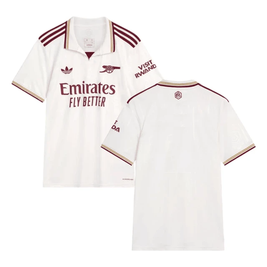 Arsenal 2025-26 Third Jersey – Cream by Soccer Jersey