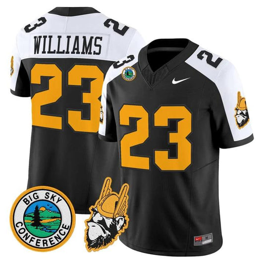 Art Williams Jersey #23 Idaho Vandals 1975 Throwback Limited Stitched Black Alter by My Store NCAA Football Jerseys