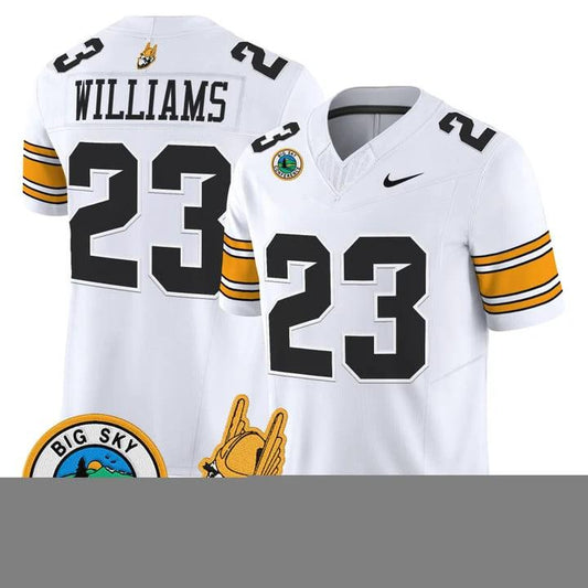 Art Williams Jersey #23 Idaho Vandals 1975 Throwback Limited Stitched White by My Store NCAA Football Jerseys