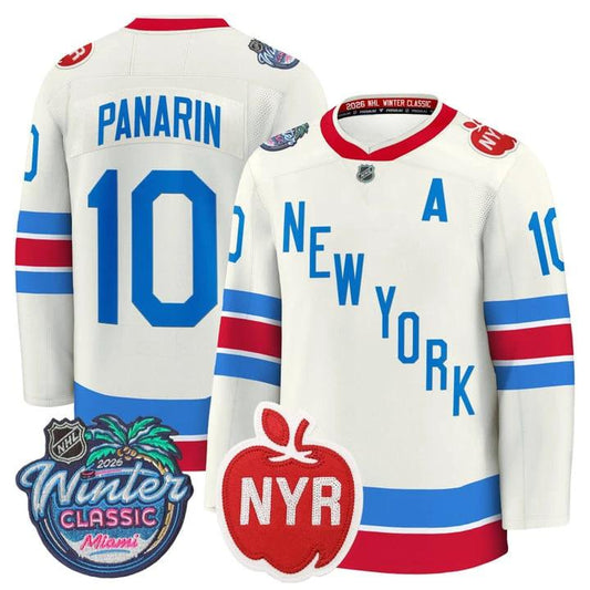 Artemi Panarin Jersey #10 New York Rangers 2026 Winter Classic Premium Stitched by Hockey David