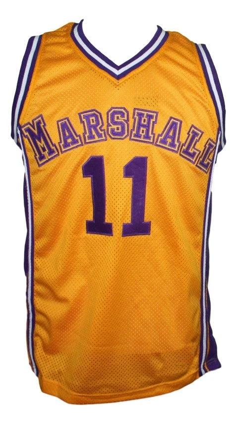 Arthur Agee Jersey #11 Hoop Dreams Movie Basketball New Sewn Yellow Stitched by My store basketball