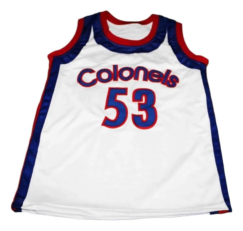 Artis Gilmore Jersey #53 Colonels Kentucky New Basketball White Stitched by My store basketball