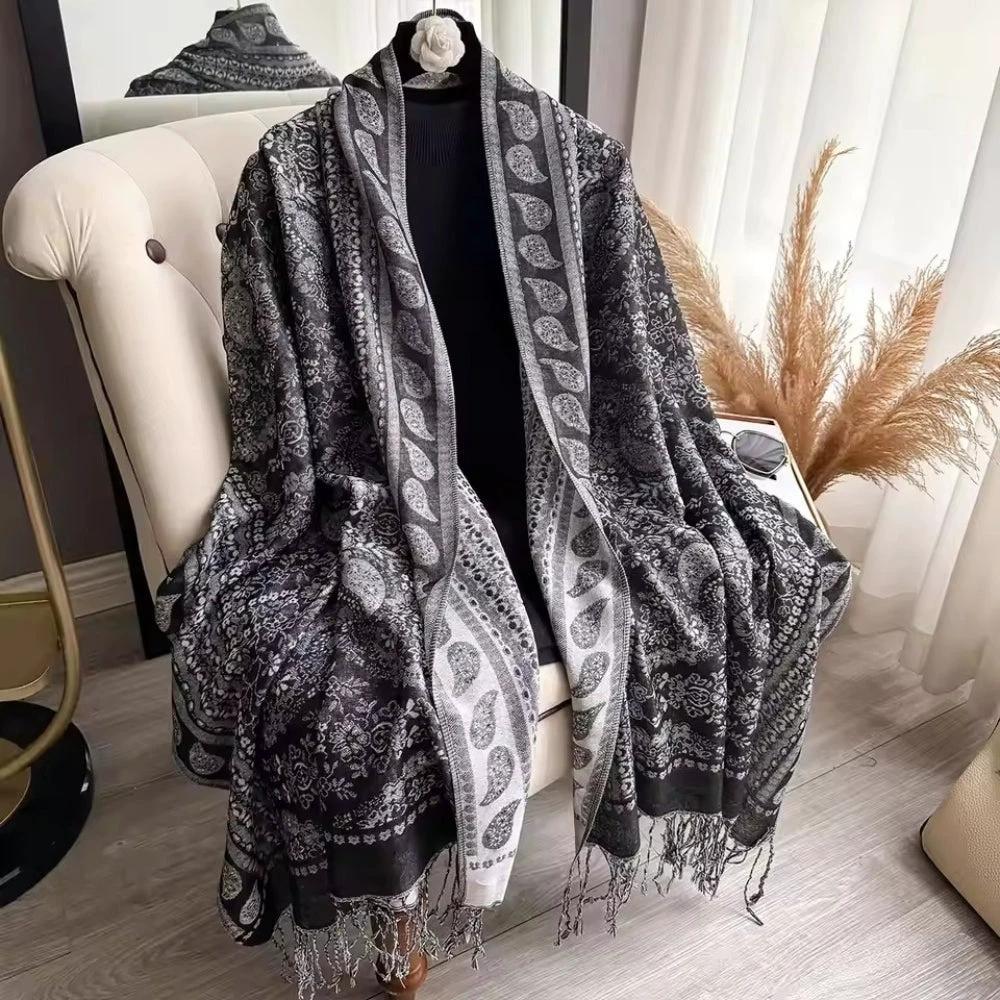 Artisan Boho Bloom Shawl Scarf by Casa & Beyond