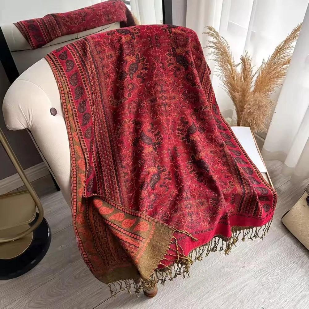 Artisan Boho Bloom Shawl Scarf by Casa & Beyond