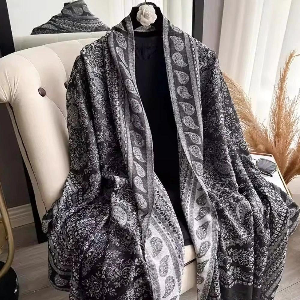 Artisan Boho Bloom Shawl Scarf by Casa & Beyond