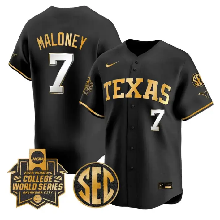 Ashton Maloney Jersey #7 Texas Softball 2026 World Series Stitched by My Store