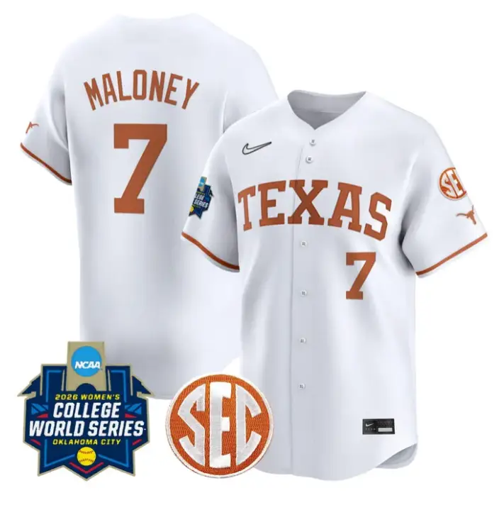 Ashton Maloney Jersey #7 Texas Softball 2026 World Series Stitched by My Store