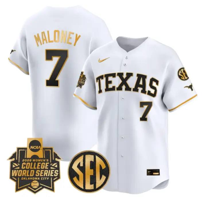 Ashton Maloney Jersey #7 Texas Softball 2026 World Series Stitched by My Store