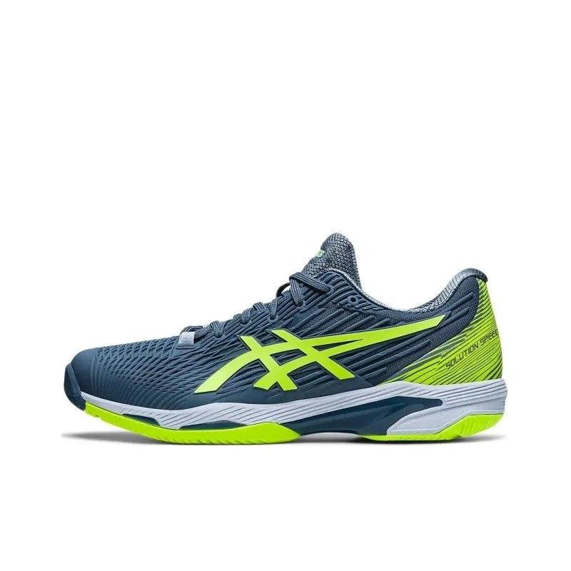Asics Solution Speed Ff 2 Steel Blue Hazard Green 1041A182 402 by Air Jordan