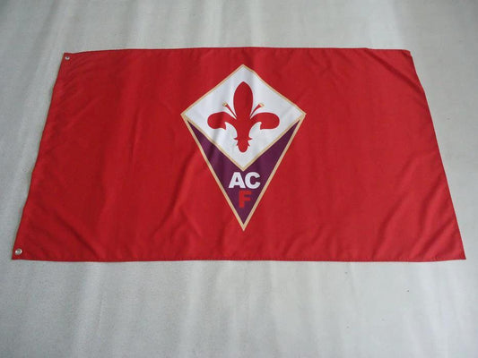 Associazione Calcio Fiorentina ACF Fiorentina Flag 3x5ft Banner polyester by flagsjustdoit