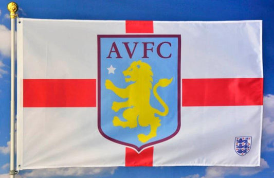 Aston Villa Football Club Flag 3x5ft Banner polyester by flagsjustdoit