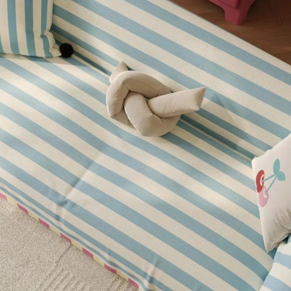 Atelier Pastel Striped Sofa Cover by Casa & Beyond