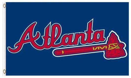 Atlanta Braves Baseball Club flag 3X5Ft Banner USA Polyester with Brass Grommets by flagsjustdoit