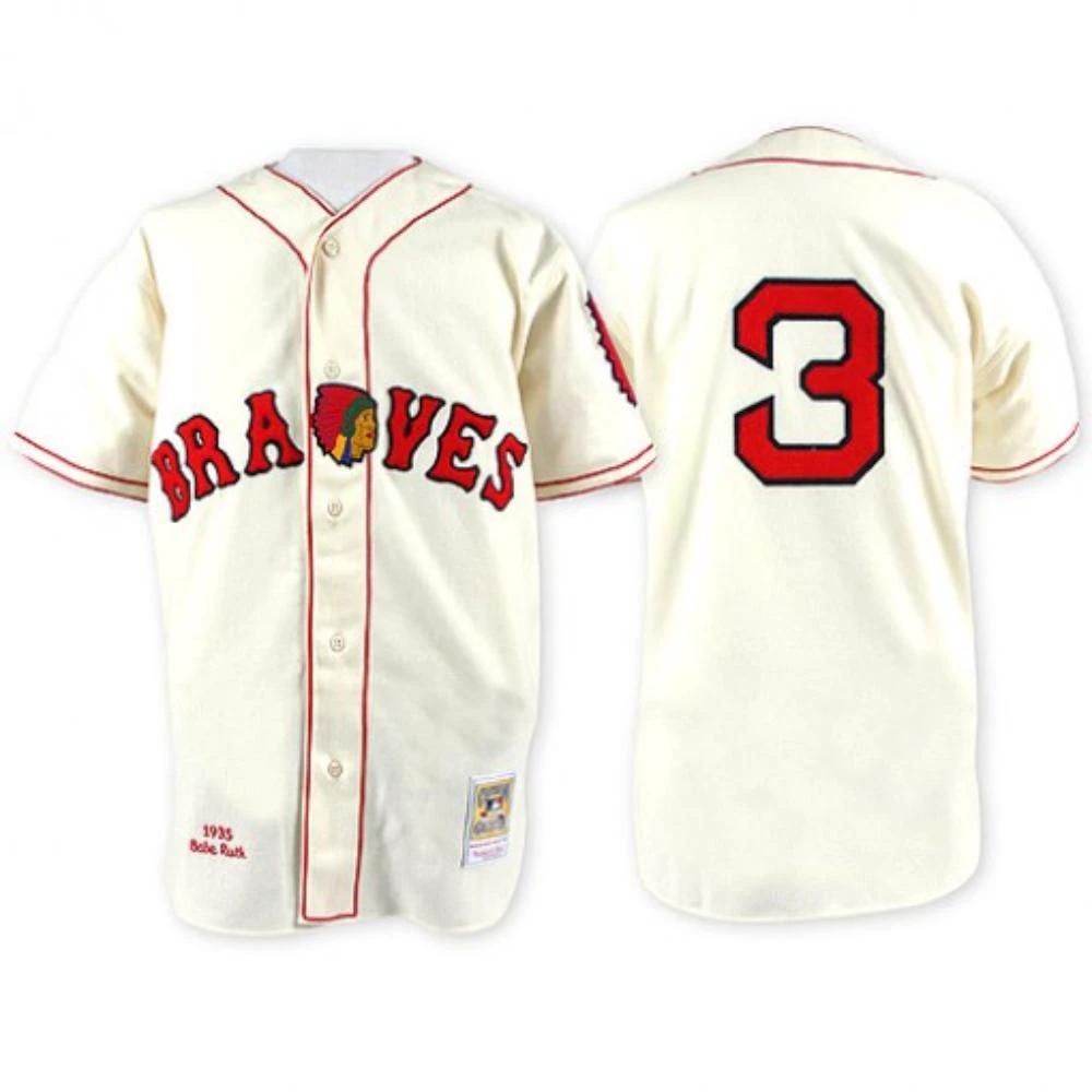 Atlanta Braves Dale Murphy Cream 1935 Throwback Jersey by My Store