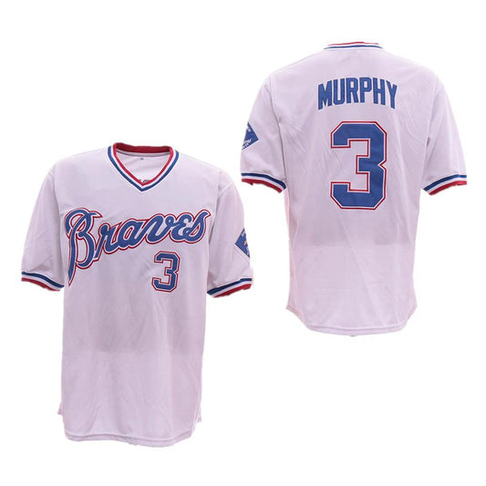 Atlanta Braves Dale Murphy White Throwback Pullover Jersey by My Store
