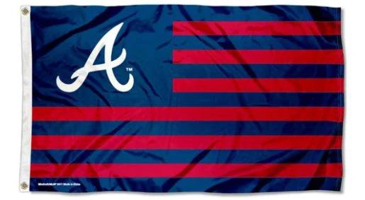 Atlanta Braves Nation flag 3X5Ft Banner USA Polyester with Brass Grommets by flagsjustdoit