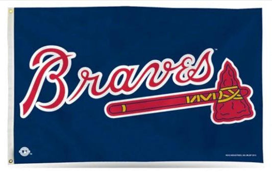 Atlanta Braves Sports Banner flag 3X5Ft Banner USA Polyester with Brass Grommets by flagsjustdoit