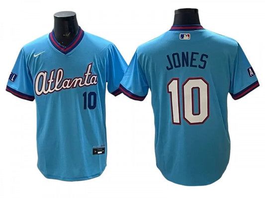 Atlanta Braves #10 Chipper Jones 2026 City Connect Jersey - Powder Blue by My Store