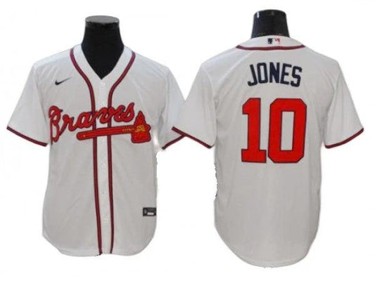 Atlanta Braves #10 Chipper Jones White Turn Back The Clock Jersey by My Store