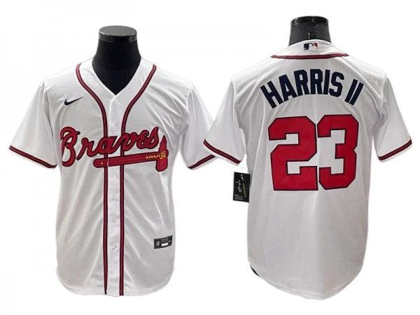 Atlanta Braves #23 Michael Harris II White Home Cool Base Jersey by My Store