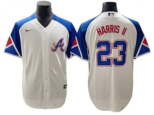 Atlanta Braves #23 Michael Harris White City Connect Jersey by My Store