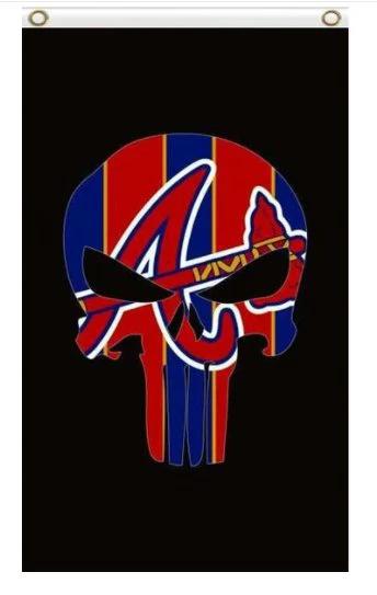 Atlanta Braves flag 3X5Ft Banner USA Polyester with Brass Grommets by flagsjustdoit