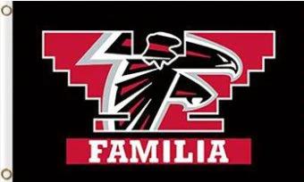 Atlanta Falcons Familia Flag 3X5 Ft Polyester Banner USA 90x150cm by flagsjustdoit