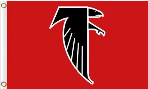 Atlanta Falcons Flag 3X5 Ft Polyester Banner USA 90x150cm by flagsjustdoit