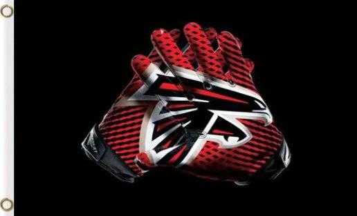 Atlanta Falcons Gloves Flag 3X5 Ft Polyester Banner USA 90x150cm by flagsjustdoit