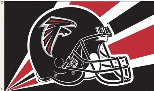 Atlanta Falcons Helmet Flag 3X5 Ft Polyester Banner USA 90x150cm by flagsjustdoit