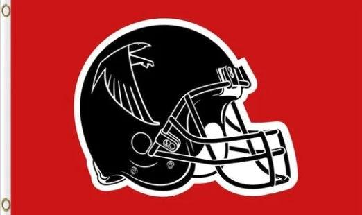 Atlanta Falcons Helmet Sport Flag 3X5 Ft Polyester Banner USA 90x150cm by flagsjustdoit