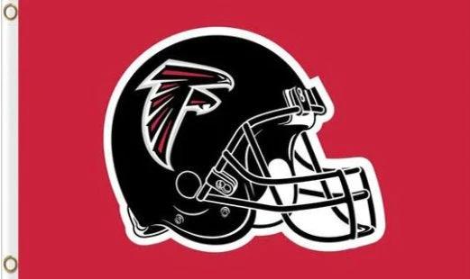 Atlanta Falcons Helmet Team Flag 3X5 Ft Polyester Banner USA 90x150cm by flagsjustdoit