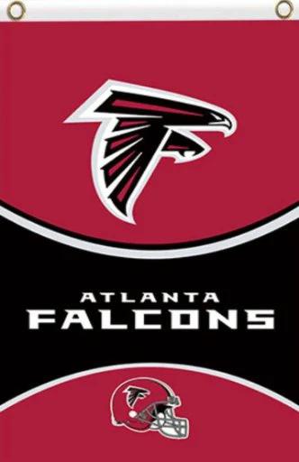 Atlanta Falcons Helmet Vertical Flag 3X5 Ft Polyester Banner USA 90x150cm by flagsjustdoit