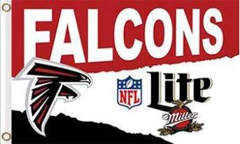 Atlanta Falcons Lite Flag 3X5 Ft Polyester Banner USA 90x150cm by flagsjustdoit