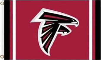 Atlanta Falcons Strip US Flag 3X5 Ft Polyester Banner USA 90x150cm by flagsjustdoit