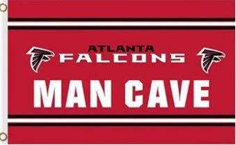 Atlanta Falcons Strip US Flag 3X5 Polyester Banner USA 90x150cm by flagsjustdoit