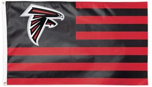 Atlanta Falcons Stripes Flag 3X5 Ft Polyester Banner USA 90x150cm by flagsjustdoit
