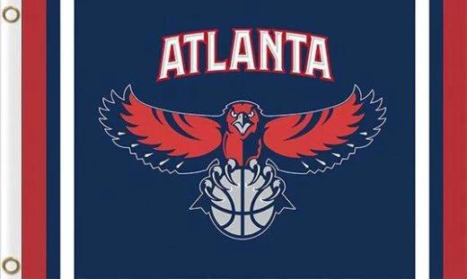 Atlanta Hawks Custom Flag 3X5Ft Polyester Banner USA Digital Printing by flagsjustdoit