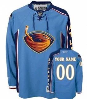 Atlanta Thrashers Customized Blue Jersey by Hockey David