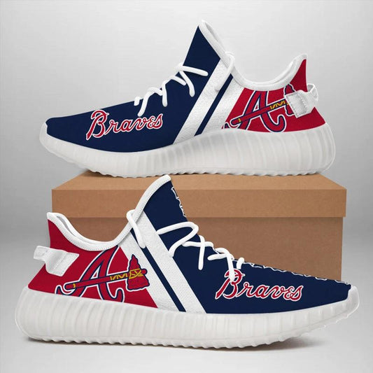 Atlanta Braves 350v Yeezy Sneakers For Men Women Fans by Crocs