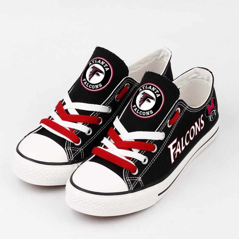 Atlanta Falcons Low Top Canvas Sport Sneakers Shoes For Men Women Fans by Crocs