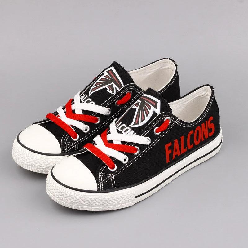 Atlanta Falcons Low Top Canvas Sport Sneakers Shoes For Men Women Fans by Crocs