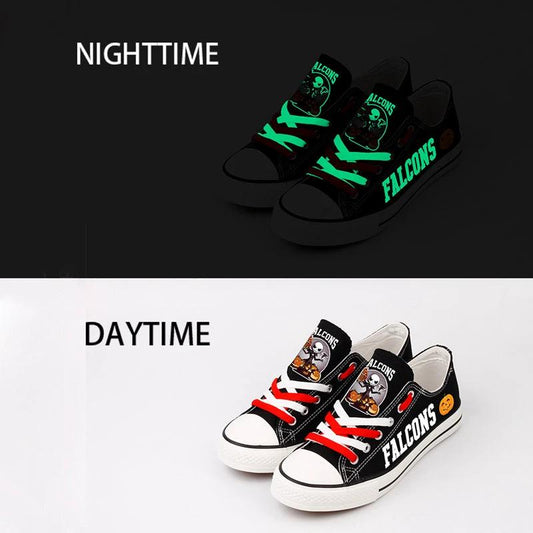 Atlanta Falcons Low Top Canvas Sport Sneakers Shoes For Men Women Fans by Crocs