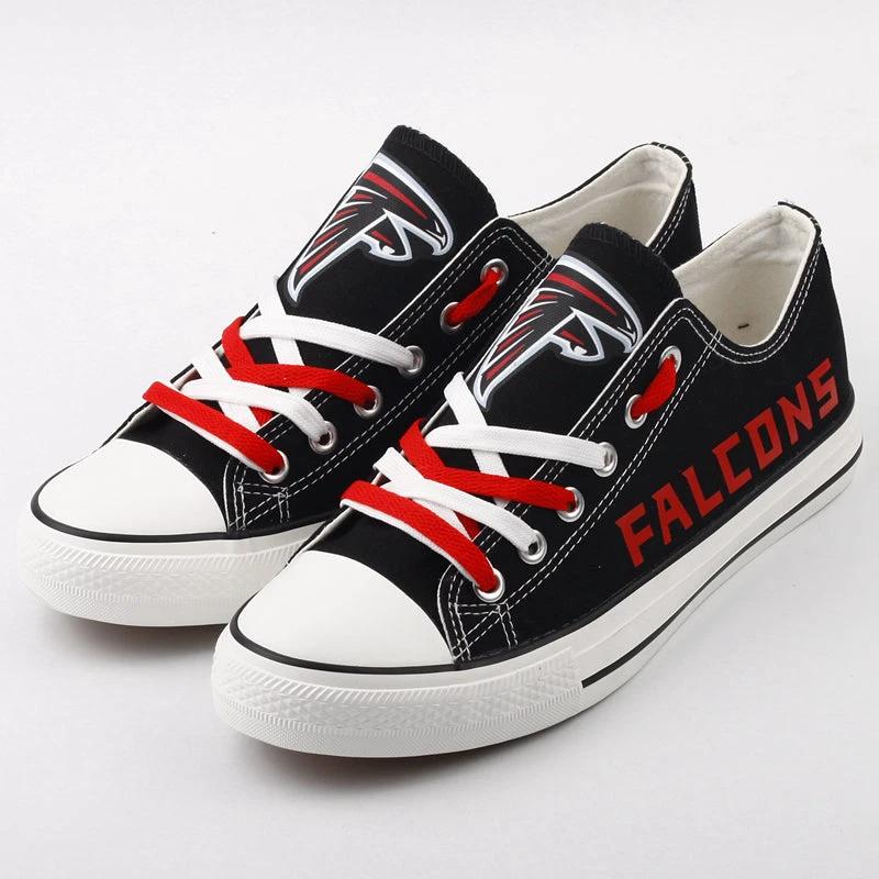 Atlanta Falcons Low Top Canvas Sport Sneakers Shoes For Men Women Fans by Crocs