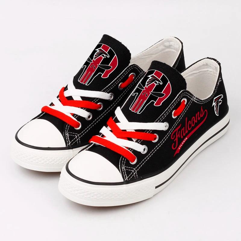 Atlanta Falcons Low Top Canvas Sport Sneakers Shoes For Men Women Fans by Crocs