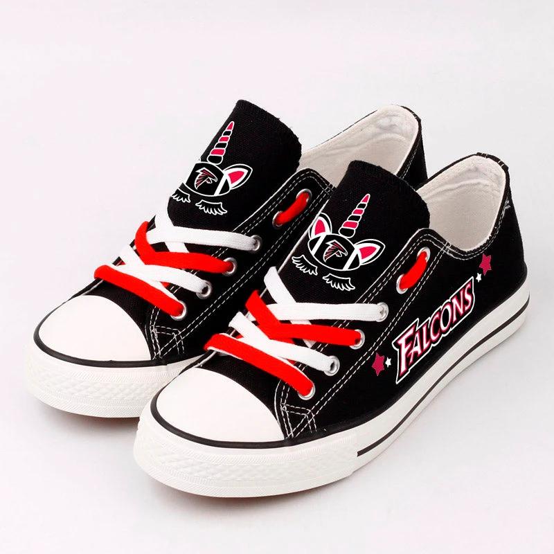 Atlanta Falcons Low Top Canvas Sport Sneakers Shoes For Men Women Fans by Crocs