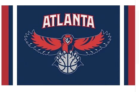 Atlanta Hawks Flag-3x5 FT atl hawks Banner-100% polyester by flagsshop