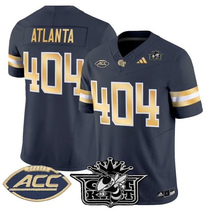 Atlanta Jersey #404 Outkast Georgia Tech Yellow Jackets 2025 Stitched by My Store NCAA Football Jerseys