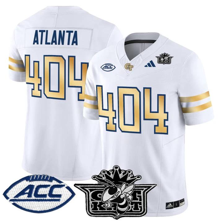 Atlanta Jersey #404 Outkast Georgia Tech Yellow Jackets 2025 Stitched by My Store NCAA Football Jerseys